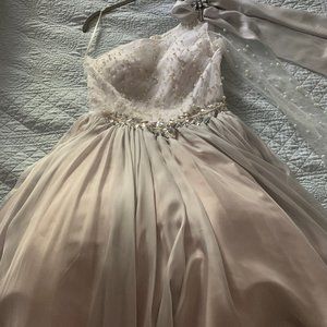 Chotronette One Shoulder Formal Dress